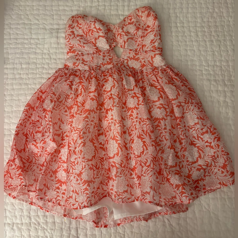 Hello Molly Lost in Your Heart Mini Red Dress